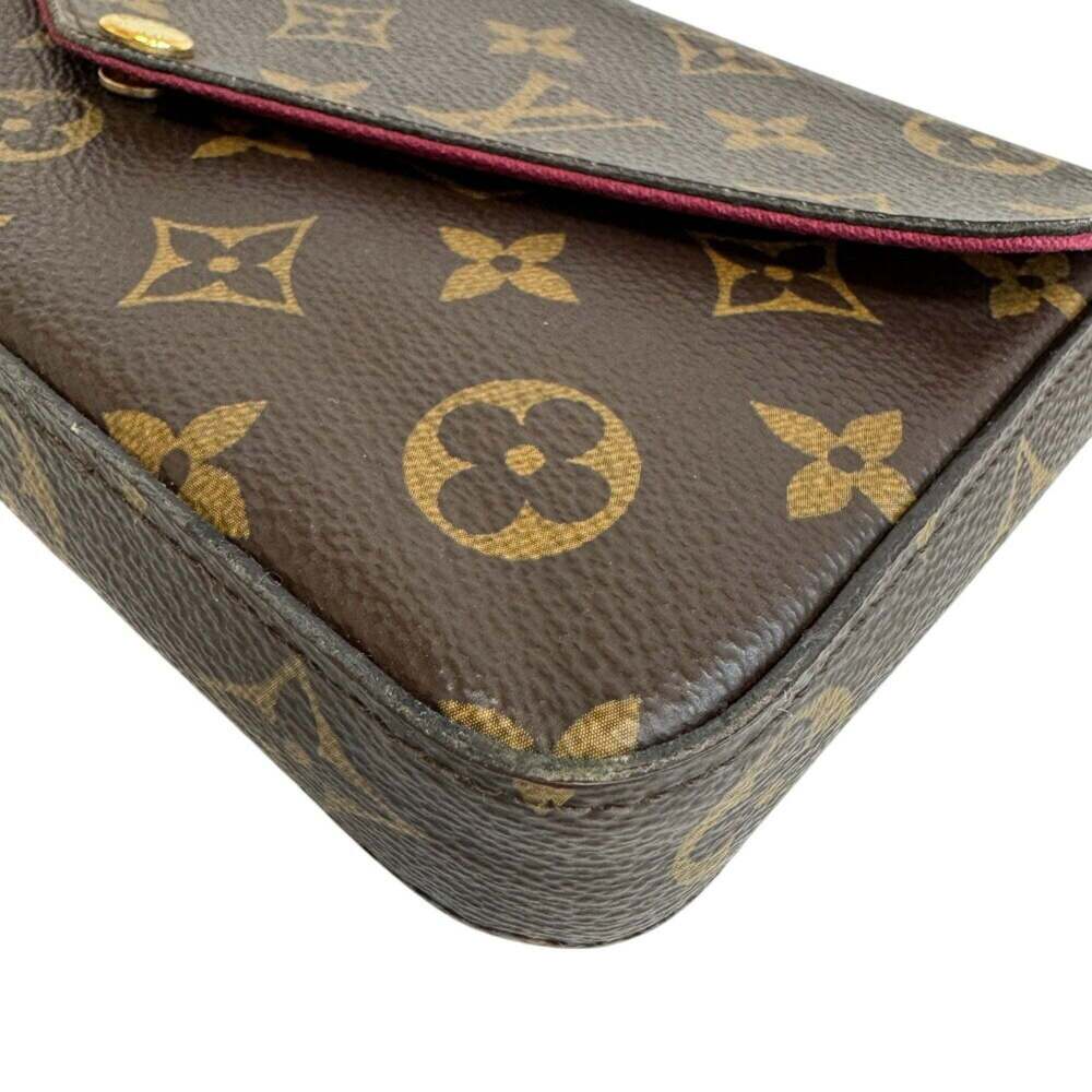 LOUIS VUITTON Authentic Brown Monogram Pochette Shoulder Bag - Picture 5 of 14